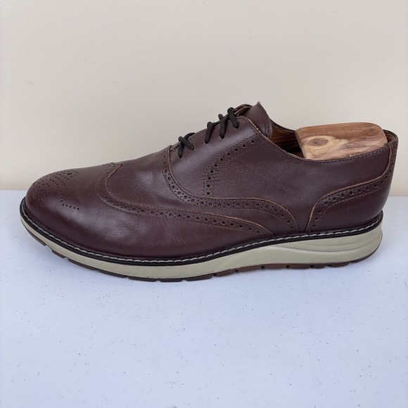 Proxon Oxford Steel Toe Dress Shoe Sz 11.5 Chocolate Brown Work Safety Wingtip